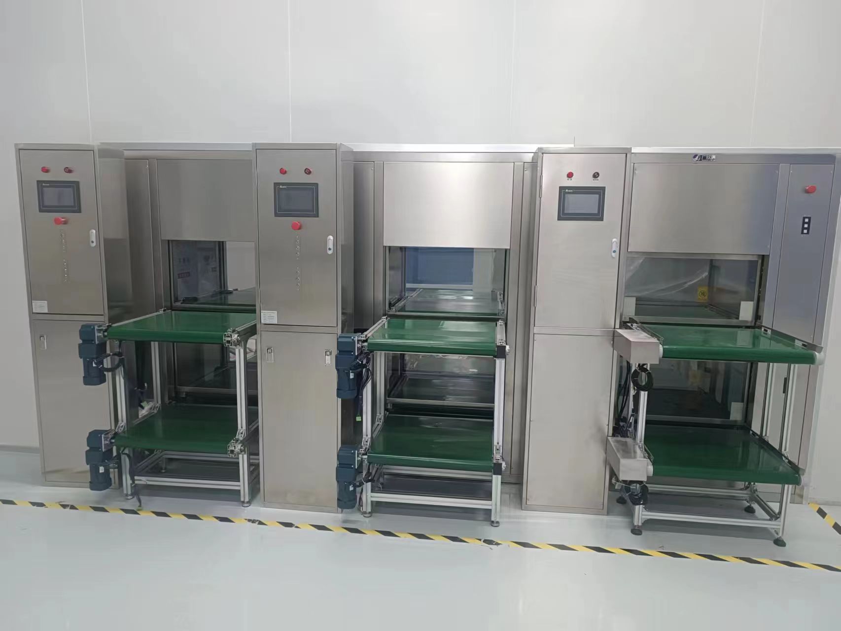 升降门输送线吹淋传递箱