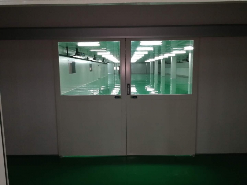 电动双开钢制门