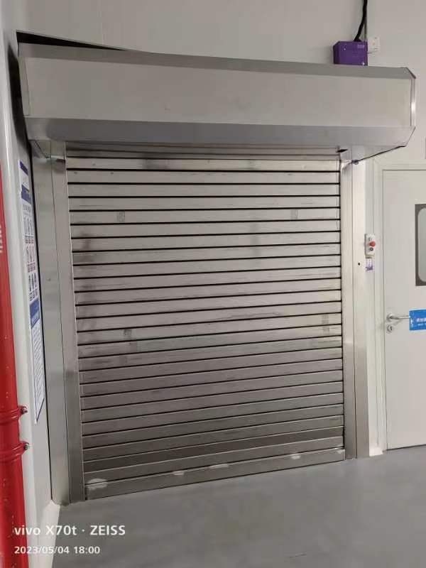 不绣钢防火卷帘门