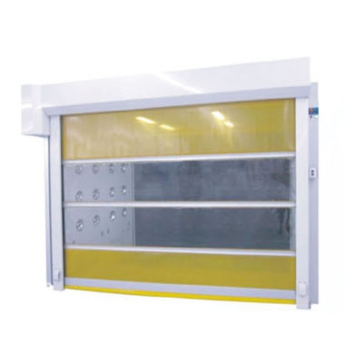 Speed rolling shutter door (motor mounted)